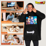 Dragon Ball Z Blanket Hoodie for Men and Teenagers - Get Trend