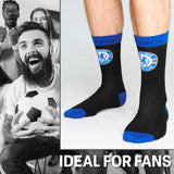 Chelsea F.C. Socks for Men, 4 Pack Breathable Socks Supporters' Gear - Gifts for Men