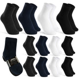 CityComfort Boys Calf Socks - Pack of 12 - Get Trend