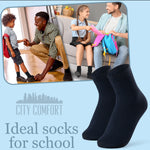 CityComfort Boys Calf Socks - Pack of 12 - Get Trend