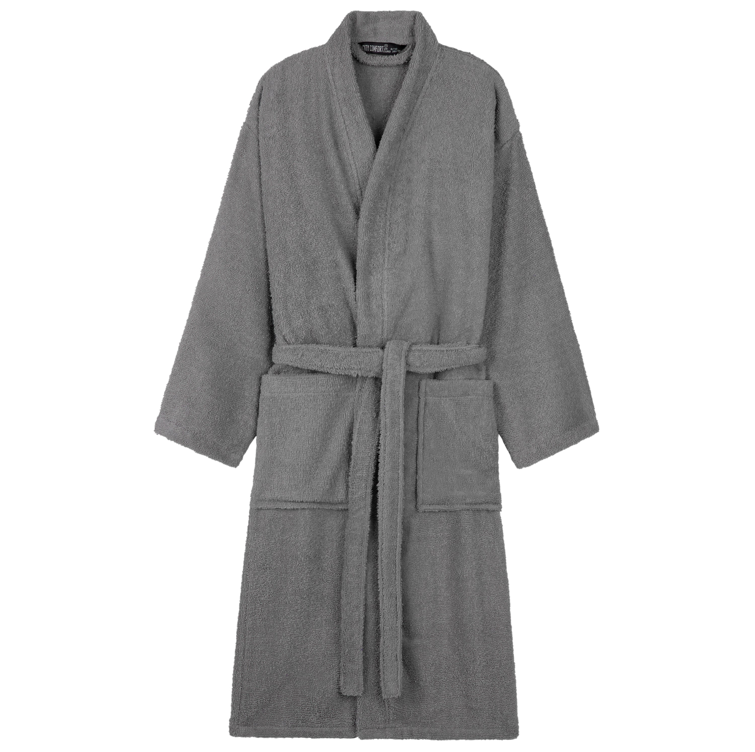 Bath Robes for Women - Absorbent Cotton Terry Towelling Bathrobe - Get Trend