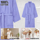 Bath Robes for Women - Absorbent Cotton Terry Towelling Bathrobe - Get Trend