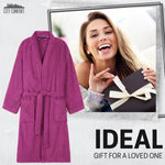 Bath Robes for Women - Absorbent Cotton Terry Towelling Bathrobe - Get Trend