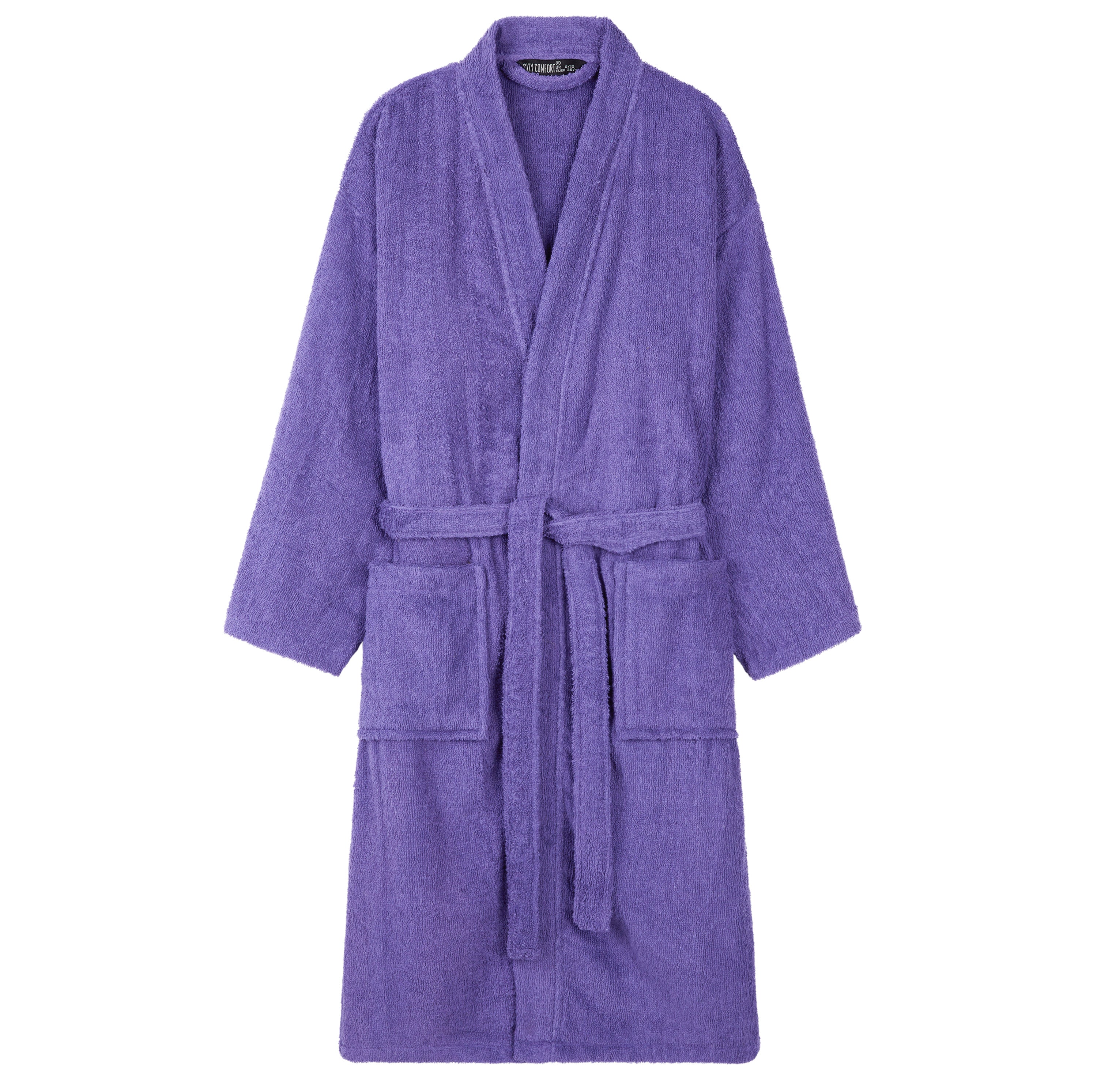 Bath Robes for Women - Absorbent Cotton Terry Towelling Bathrobe - Get Trend