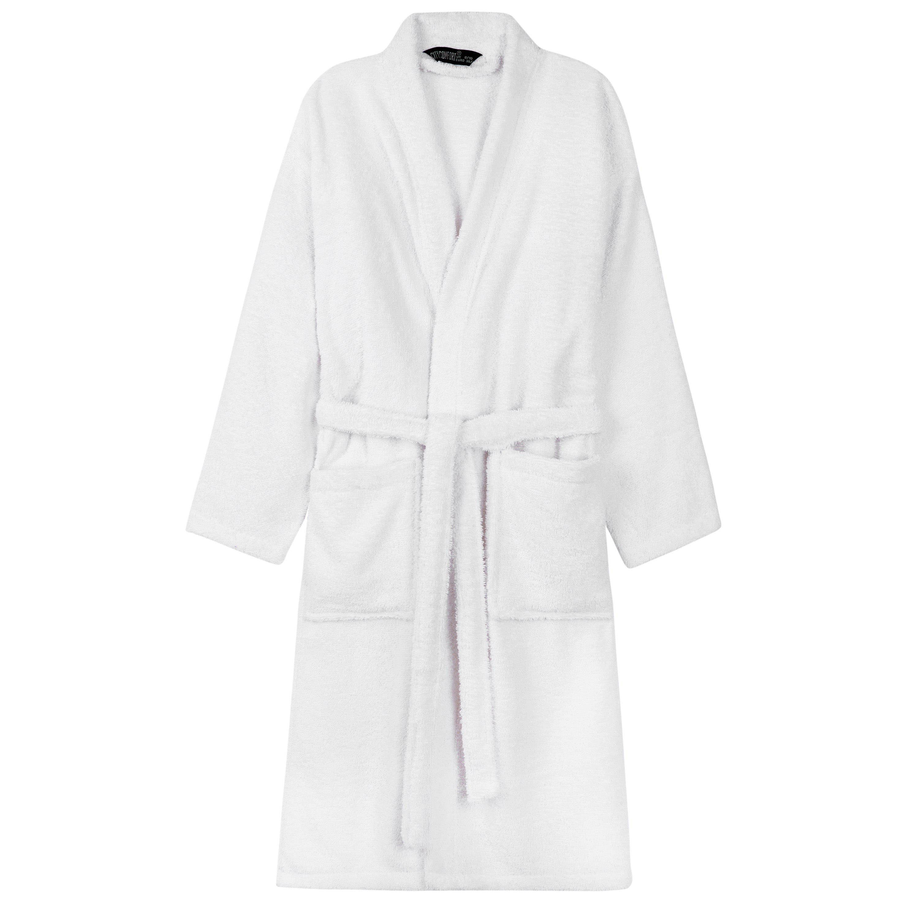 Bath Robes for Women - Absorbent Cotton Terry Towelling Bathrobe - Get Trend