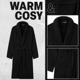 Bath Robes for Men - Absorbent Cotton Terry Towelling Bathrobe - Get Trend