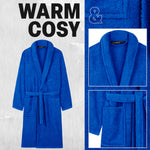 Bath Robes for Men - Absorbent Cotton Terry Towelling Bathrobe - Get Trend