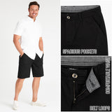 Mens Shorts with Pockets,  Cotton Chino Shorts for Men - Get Trend