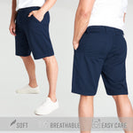 Mens Shorts with Pockets,  Cotton Chino Shorts for Men - Get Trend