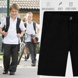 CityComfort Boys Chino Shorts with 2 Pockets, Elasticated Waist - Get Trend