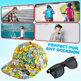 Pokemon Baseball Cap & Sunglasses Set for Kids, Summer Accessories for Kids - Get Trend