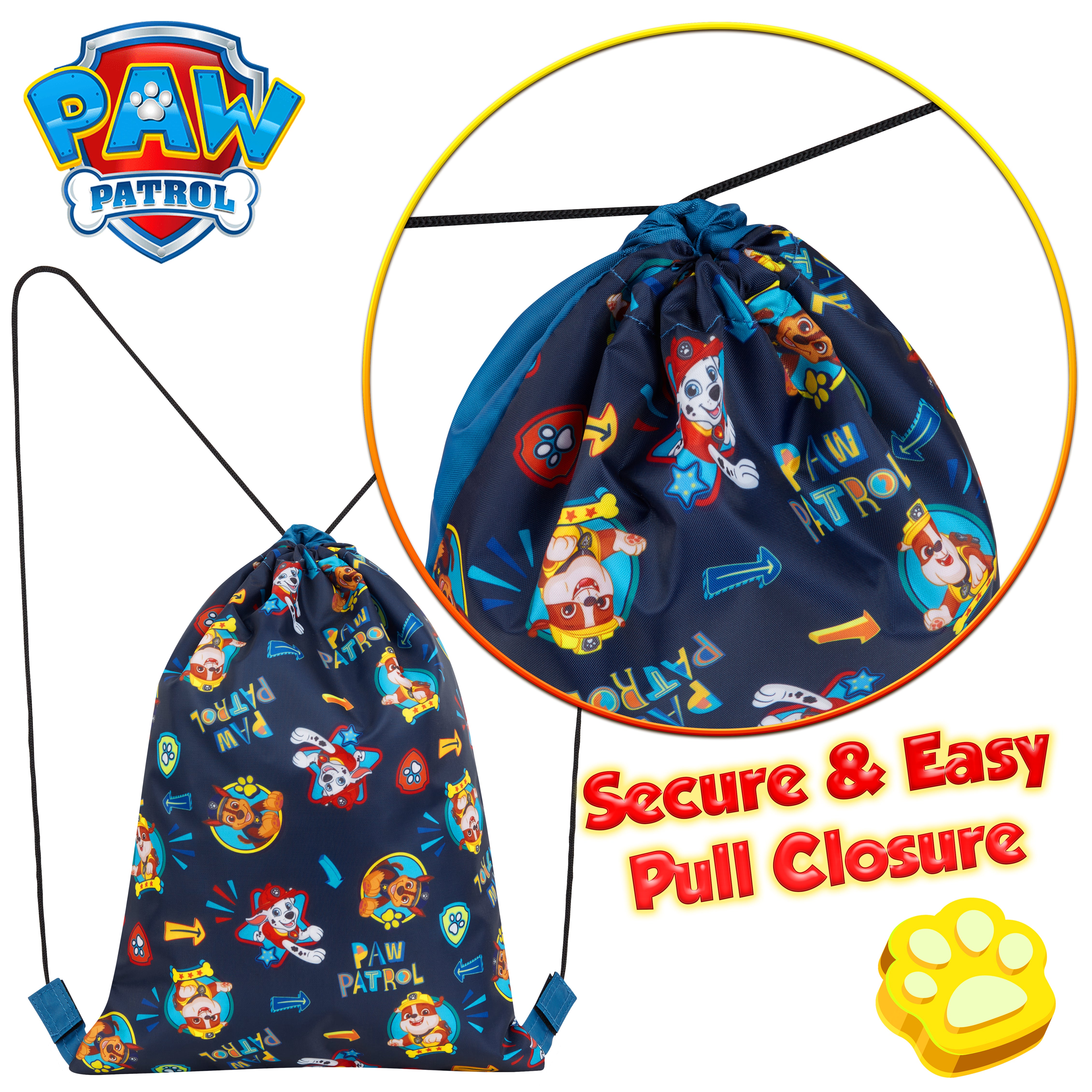 Paw Patrol Drawstring Bags For Children - Get Trend