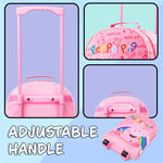 Peppa Pig Suitcase for Girls Carry On Travel Bag with Wheels - Get Trend