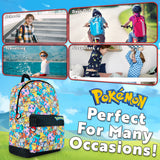 Pokemon Backpacks for Girls and Boys, All Over Print Pokemon Backpack - Get Trend