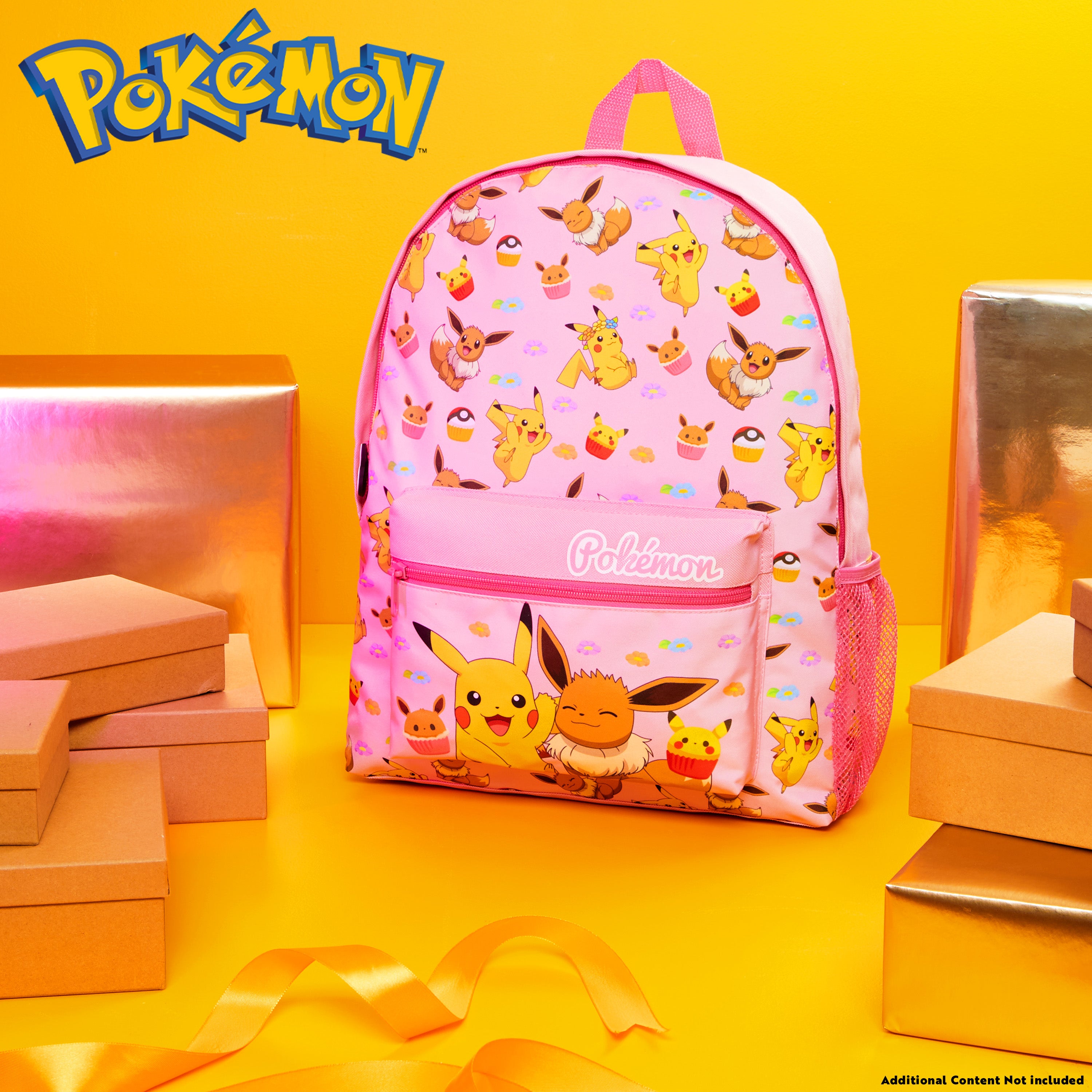 Pokemon Backpack Kids School Bag Boys Girls Teens Pikachu Eevee Pokeball - Get Trend