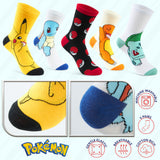 Pokemon Boys Socks 5 Pack Pikachu Ankle Socks, Kids Socks 5 Pack - Get Trend