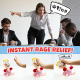 KreativeKraft Stress Relief Toys for Adults - Punch The Boss - Pink - Get Trend