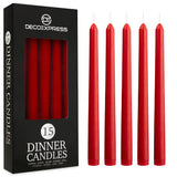 Dinner Candles - Tapered Candles Multipack   - Set of 15 - Get Trend