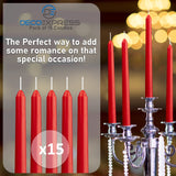 Dinner Candles - Tapered Candles Multipack   - Set of 15 - Get Trend