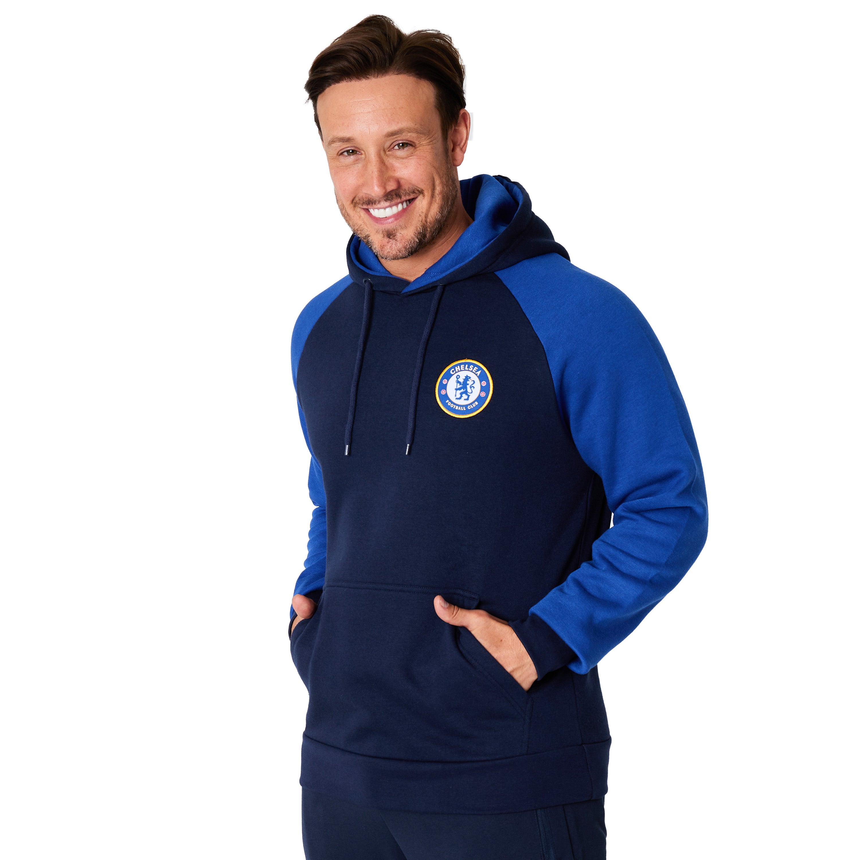 Chelsea F.C. Mens Hoodie with Kangaroo Pocket - Get Trend