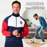 Arsenal F.C. Mens Zip Up Track Jacket with Pockets - Get Trend