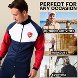 Arsenal F.C. Mens Zip Up Track Jacket with Pockets - Get Trend