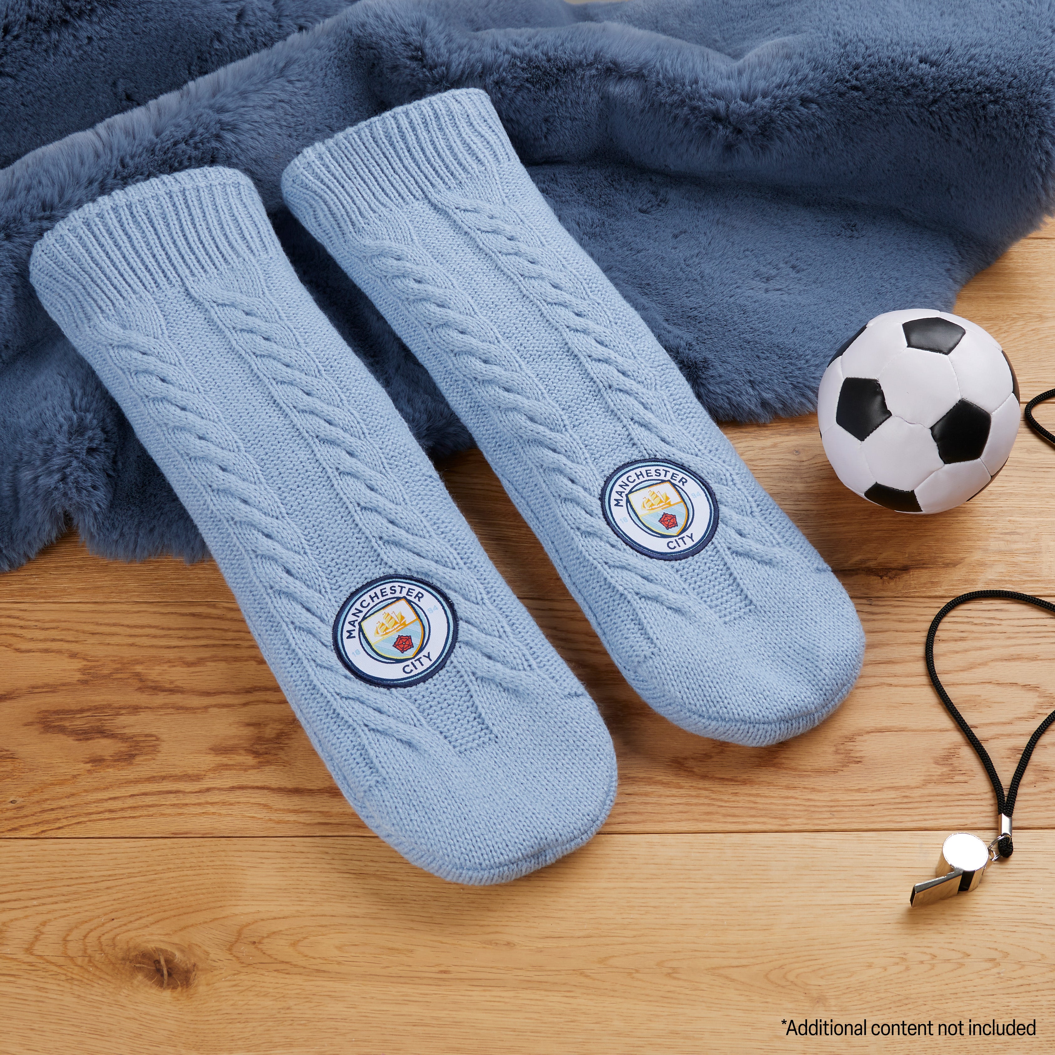 Manchester City FC Slipper Socks for Men and Teenagers - Get Trend