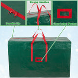 Christmas Tree Storage Bag - Zipped Christmas Storage Tree Bag  - Green 120 cm - Get Trend