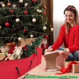 Christmas Tree Storage Bag - Zipped Christmas Storage Tree Bag - Red 160 cm - Get Trend