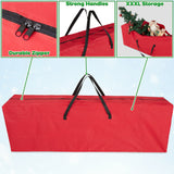 Christmas Tree Storage Bag - Zipped Christmas Storage Tree Bag - Red 160 cm - Get Trend