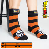 Dragon Ball Z Fluffy Socks for Boys - Black & Orange - Get Trend