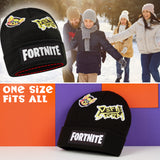 Fortnite Boys and Teenagers Beanie Hat, Warm Cosy Knitted Winter Hat Winter Accessories - Gifts for Gamers Black