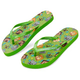 Minecraft Boys Sliders or Flip Flops for Beach and Pool - Boys Gifts