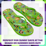 Minecraft Boys Sliders or Flip Flops for Beach and Pool - Boys Gifts