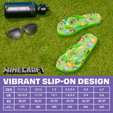 Minecraft Boys Sliders or Flip Flops for Beach and Pool - Boys Gifts