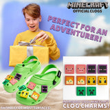 Minecraft Boys Clogs, Kids Summer Shoes for Garden, Beach, Pool Holiday Essentials