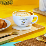 Peanuts Snoopy Cappuccino Mug, Cute Ceramic Coffee Cup 340ml - Gifts for Her