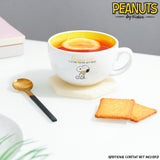 Peanuts Snoopy Cappuccino Mug, Cute Ceramic Coffee Cup 340ml - Gifts for Her