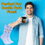 South Park Mug and Socks Gift Set, Calf Socks and 330ml Ceramic Coffee & Tea Mug