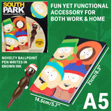 South Park Notebook and Pen Set, Novelty Stationery Set Funny Gifts for Men