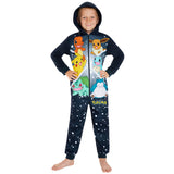 Pokemon Fleece Onesie for Boys  - Multicolored Comfy Loungewear - Get Trend