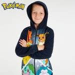 Pokemon Fleece Onesie for Boys  - Multicolored Comfy Loungewear - Get Trend