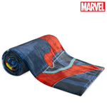 Marvel Spiderman Super Soft Fleece Blanket - Blue Spiderman - Get Trend