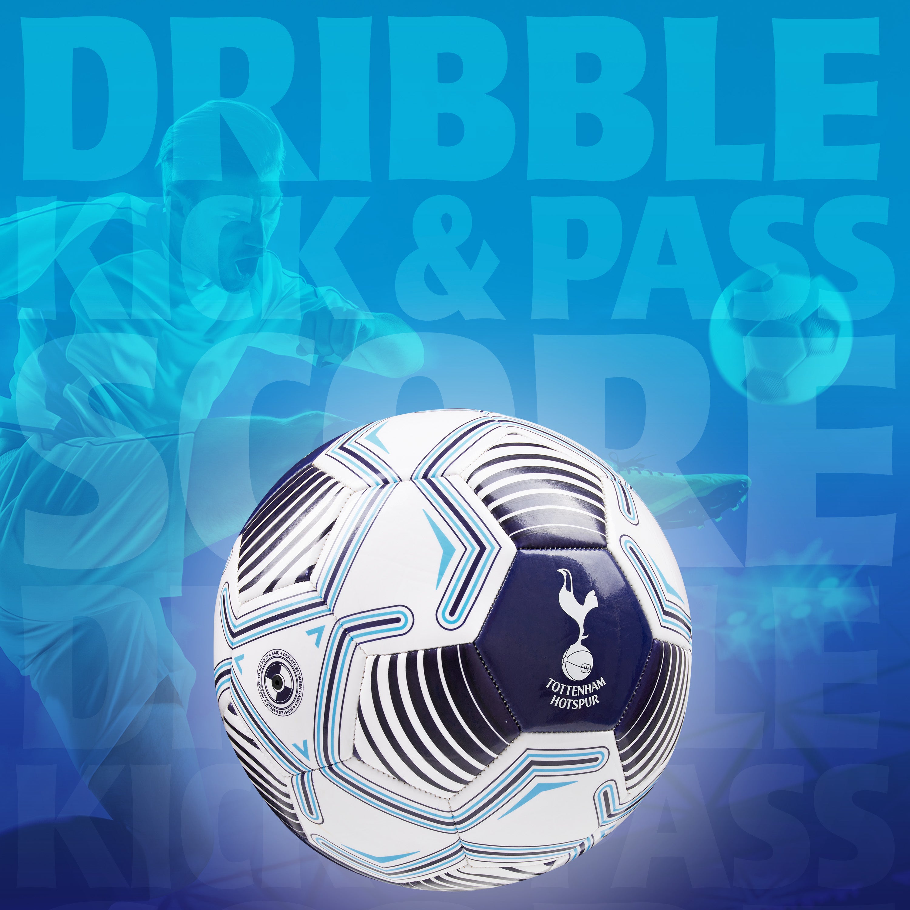 Tottenham Hotspur F.C. Football Soccer Ball for Adults & Teenagers - Size 5 - Get Trend