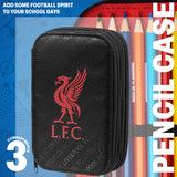 Liverpool F.C. Filled Pencil Case, Colouring and Stationery Set - School Supplies