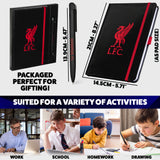 Liverpool F.C. Supporters' Gear Stationery Set A4 Notebook & Pen - LFC Gifts