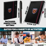 West Ham United F.C. Supporters' Gear Stationery Set A4 Notebook & Pen