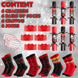 Stranger Things Christmas Crackers with Gifts Set of 6 Socks Inside for Women - Get Trend