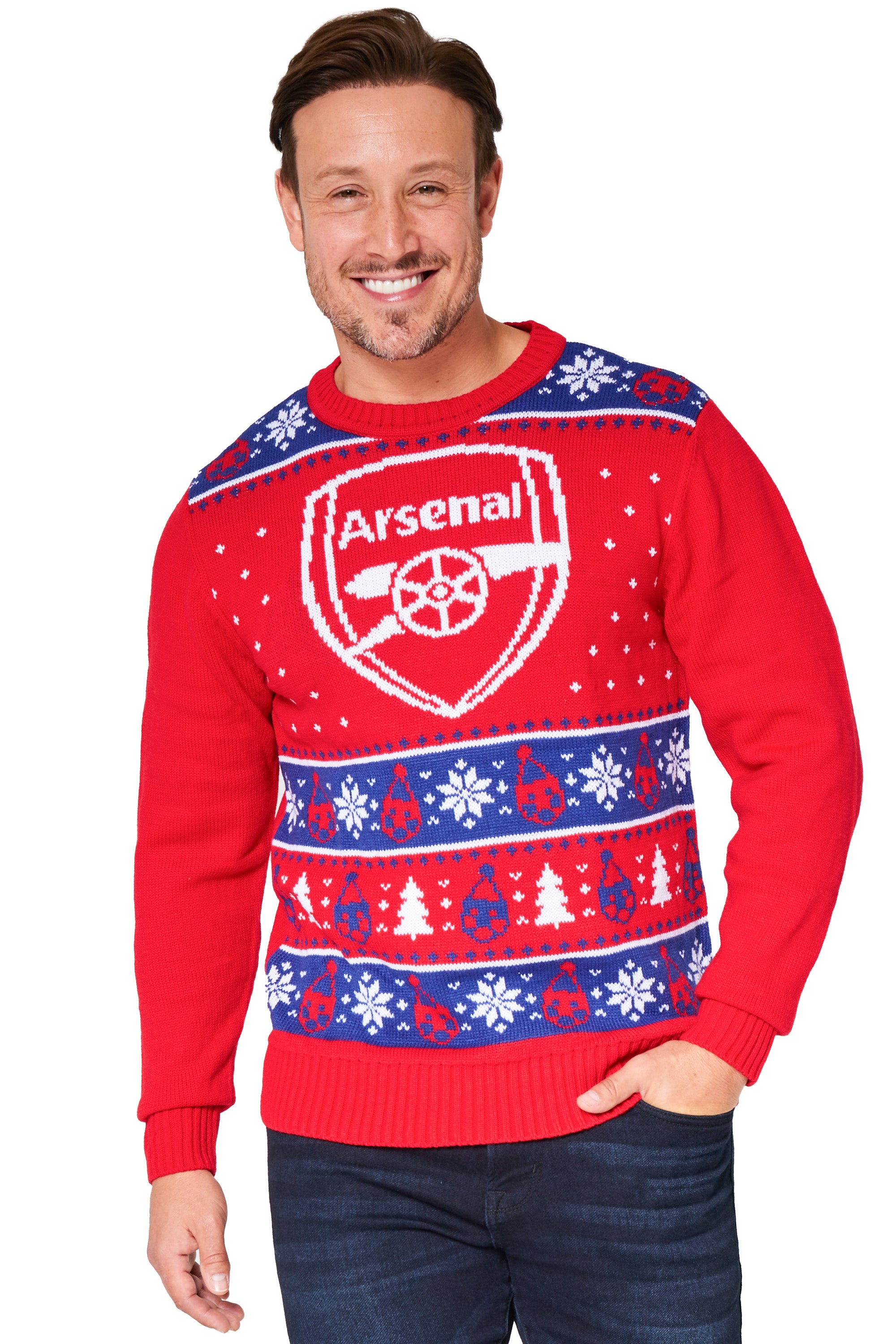 Arsenal F.C. Christmas Jumpers for Men & Teenagers - Get Trend