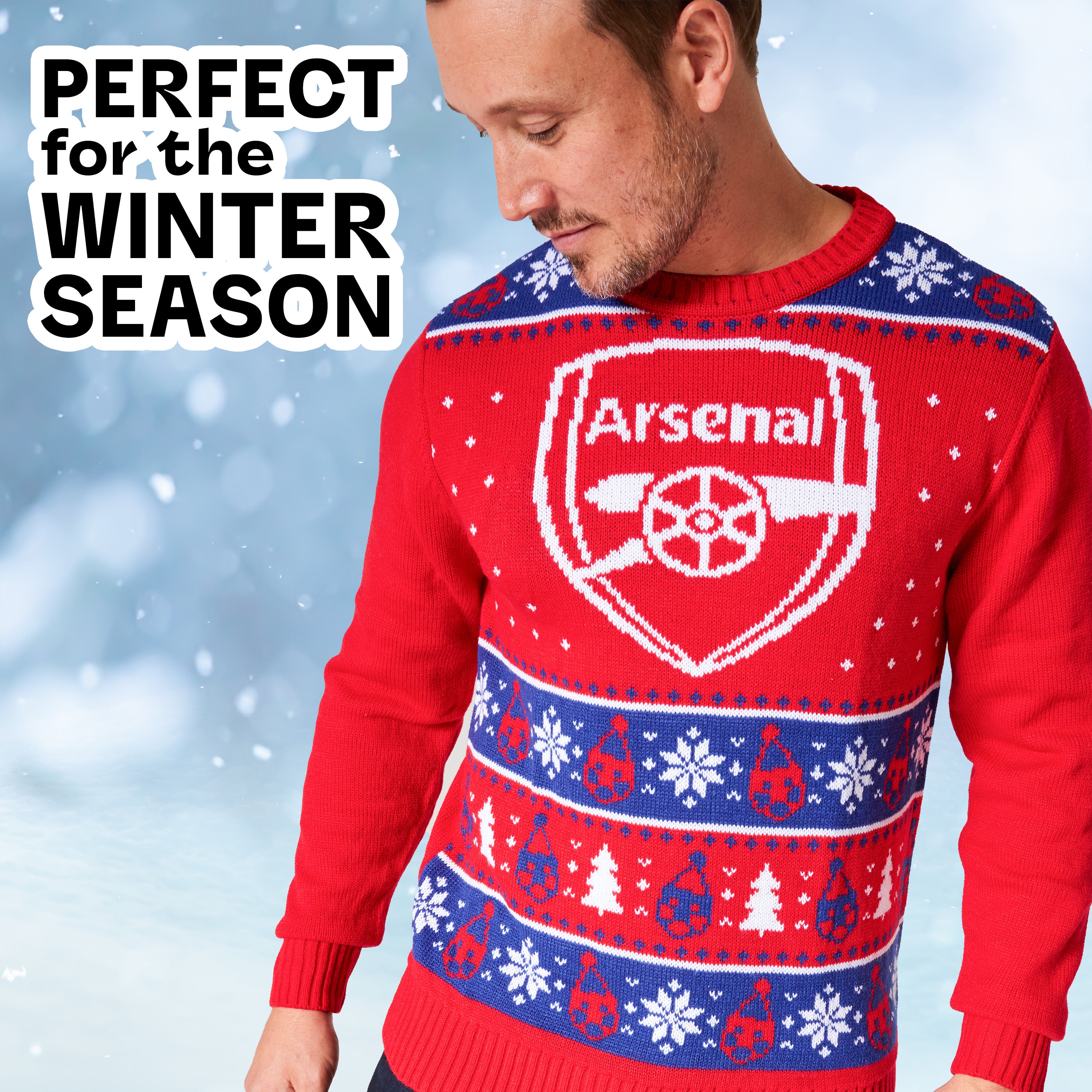 Arsenal F.C. Christmas Jumpers for Men & Teenagers - Get Trend